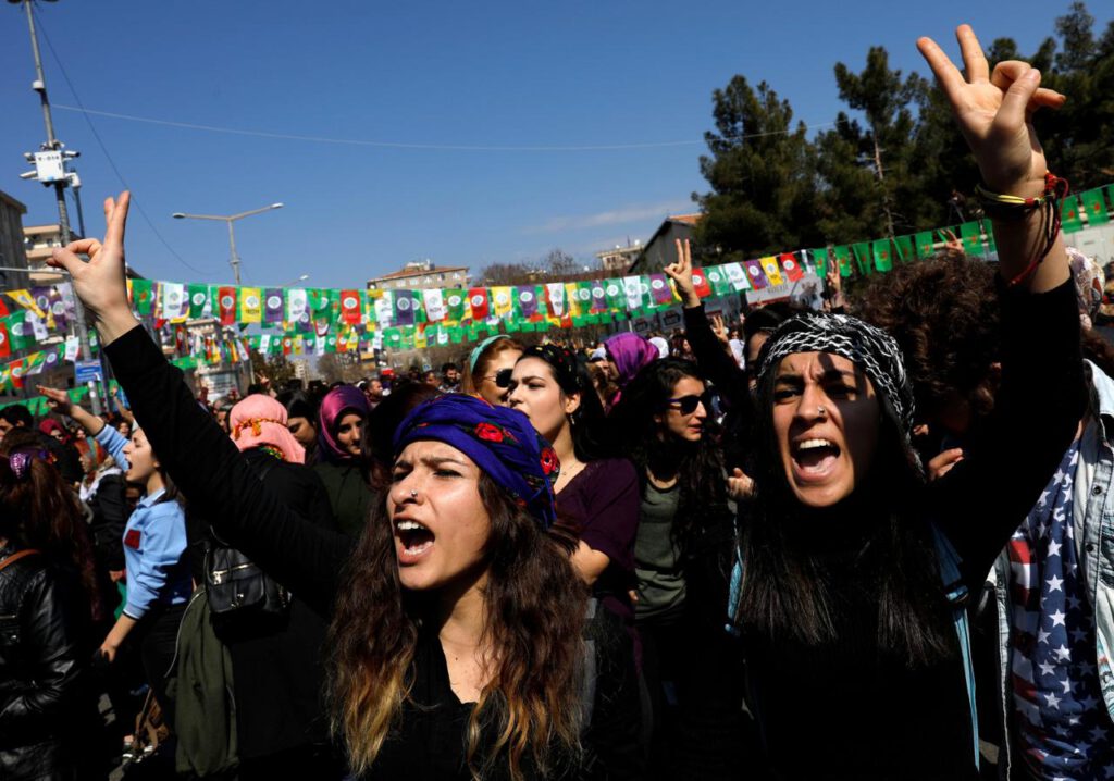 Mujeres en manifestación