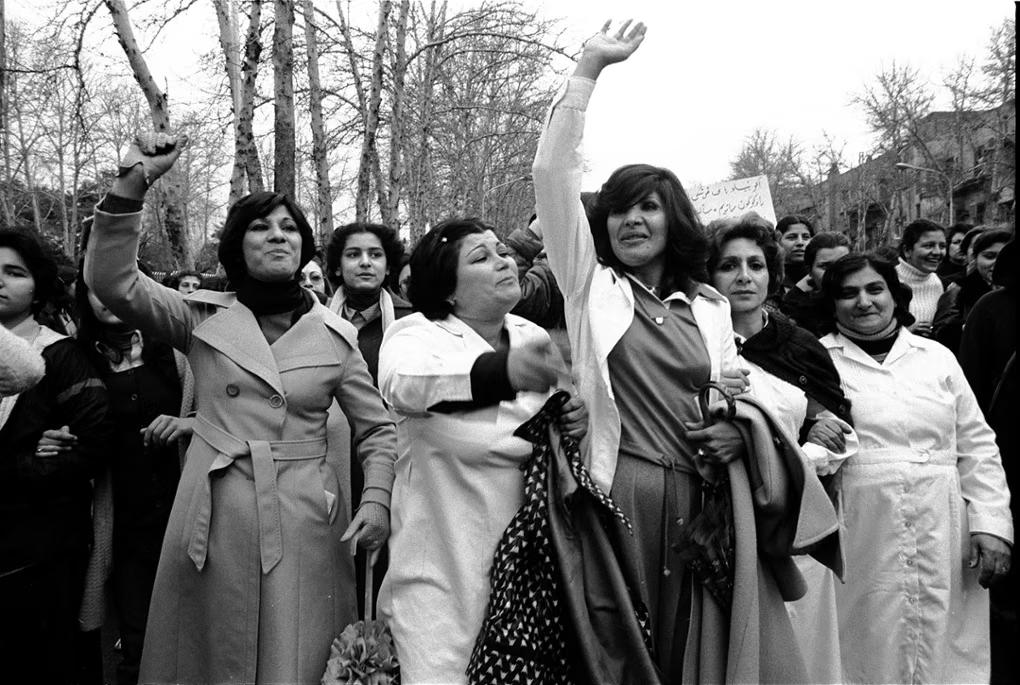 Manifestación de mujeres iraníes
